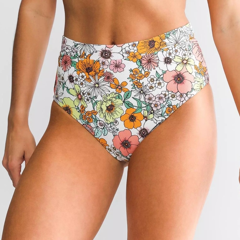 RAISINS - Tropical high Cut Bikini Bottom